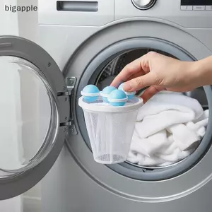 Bigapple Nổi Lint Lọc Bóng Cho Máy Giặt Có Thể Tái Sử Dụng Giặt Tóc Bắt RDG