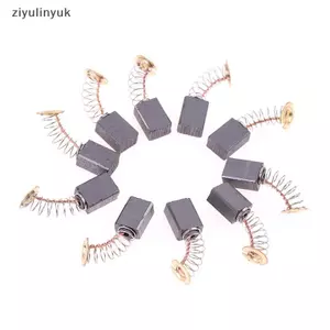 Ziyulinyuk 10 Chiếc Máy Xay Góc Bàn Chải Carbon 6 * 9 * 14mm Dụng Cụ Điện Động Cơ Dự Phòng VN