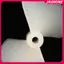 JASMINE 1 Cặp D22mm / 26mm CW / CCW Điện Nylon Chống Đỡ Vít DIY Trắng Hai Lá Cánh Quạt Cho Rc Thuyền Mô Hình 2mm Trục JASMINE