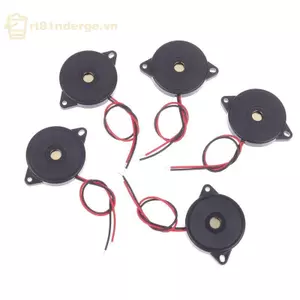 GE 5 / 10 / 15 Cái Buzzer thụ động Bộ rung decibel cao có dây Loa áp điện 3040 Buzzers cho ô tô DIY Điện tử VN