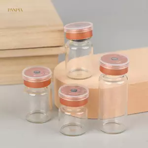 PNPIA- 10 Cái 3ml 5ml 6ml 10ml Lọ Chống Rò Rỉ Chống Bụi Cao Su Chặn Lật Mũ Nắp Nhôm Không Burr Chai Thủy Tinh