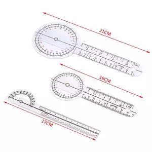 < beartwo > 6 / 8Inch Goniometer Y Tế Khớp Thước Chỉnh Hình Chỉnh Hình Quy Tắc Góc Cột Sống Ngón Tay Góc Thước Thước Thước Đo Mới