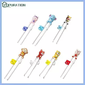 POP Động Vật Hoạt Hình Trẻ Em Đũa Tập Luyện Có Thể Tái Sử Dụng Đũa Với Trợ Giúp