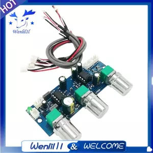 NE5532 Mô-đun lọc truyền thấp 2.1 kênh cho hệ thống loa siêu trầm 45BD, Bảng Preamp âm thanh HiFi có Crossover, Boost