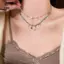 Vintage Hạt Đá Tự Nhiên Nelace Nữ Quyến Rũ Mang Ngôi Sao Mặt Dây Chuyền Có Thể Bị Staed Trang Sức Gothic Quà Tặng Trang Sức [Mina]