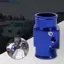 Ống nối nhiệt độ LACYESUK, Cảm biến nhiệt độ nước động cơ 28mm, Bộ chuyển đổi ống Đồng hồ đo nhiệt độ nước bằng nhôm chống oxy hóa màu xanh lam Đồ dùng đa năng
