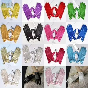 Găng Tay Satin JVSUB, Găng Tay Cô Dâu Co Giãn Màu Trơn, Găng Tay Tiệc Tối Găng Tay Sân Khấu Satin Cưới