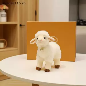 SRVN Không Phai Màu Chuông Đứng Thịt Cừu Nhồi Bông Sang Trọng Đồ Chơi Eid Ramadan Cừu Sang Trọng Sử Dụng Lâu Dài Trẻ Em Quà Tặng Trang Trí Lễ Hội.