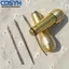 <cosyh>Durable Tools Set Copper Craft Accessories DIY Stitching 4pcs Leather needle