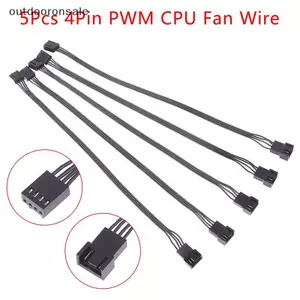 Bộ chuyển đổi cáp nguồn mở rộng quạt CPU 4Pin Bộ chuyển đổi 24AWG thay thế FSI