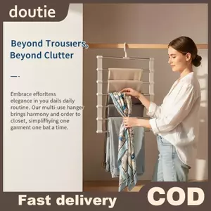 Doutie Có Thể Gập Lại 5 Lớp Quần Ra Đa Tầng Tiết Kiệm Không Gian Sắp Xếp Tủ Quần Áo Móc Treo Quần Áo Tủ Quần Áo Tại Nhà VN