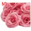 20 chiếc Đầu hoa hồng nhân tạo DIY Trang trí đám cưới Đường kính 65mm - Hồng