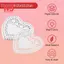 100x4 Inch Trắng Trái Tim Tình Yêu Giấy Ren Doilies Doily Để Làm Thẻ Thêu Sò