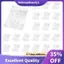 100 Chiếc Organza Cưới Túi Quà Tặng Dây Rút Túi Trang Sức Túi Bạc Trắng Bông Tuyết In Sheer Đảng Ủng Hộ Túi