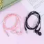 XUAN U19 Tai nghe có dây bề mặt nhẵn Tai nghe siêu trầm 3,5mm có Mic tích hợp Tay khử tiếng ồn Tai nghe nhạc VN