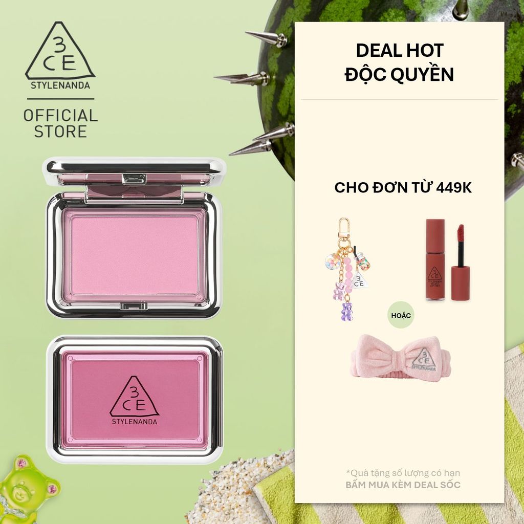 Bảng Phấn Má Hồng Tiện Dụng 3CE New Take