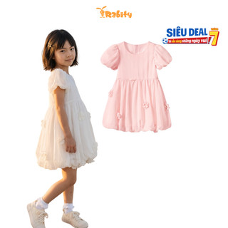 Đầm váy voan ngắn tay bé gái Rabity 950.132