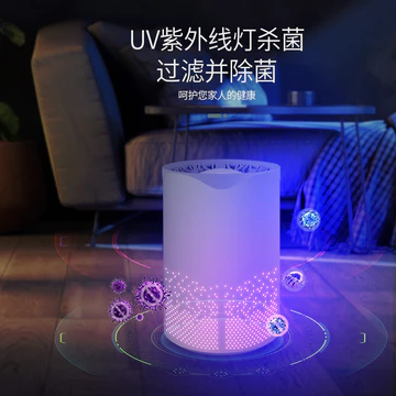 Máy lọc không khí ô tô gia dụng Máy tính để bàn Mini trong nhà nhỏ với bộ lọc Máy lọc không khí