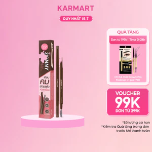 Chì Kẻ Mày Đầu Tam Giác Siêu Mảnh Cathy Doll, Dễ Kẻ, Lâu Trôi Skinny Sharp Brow Pencil 0.06 g