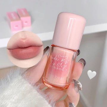 Gege Bear Son môi dạng glaze kết cấu nhung lì son bùn không bám ly