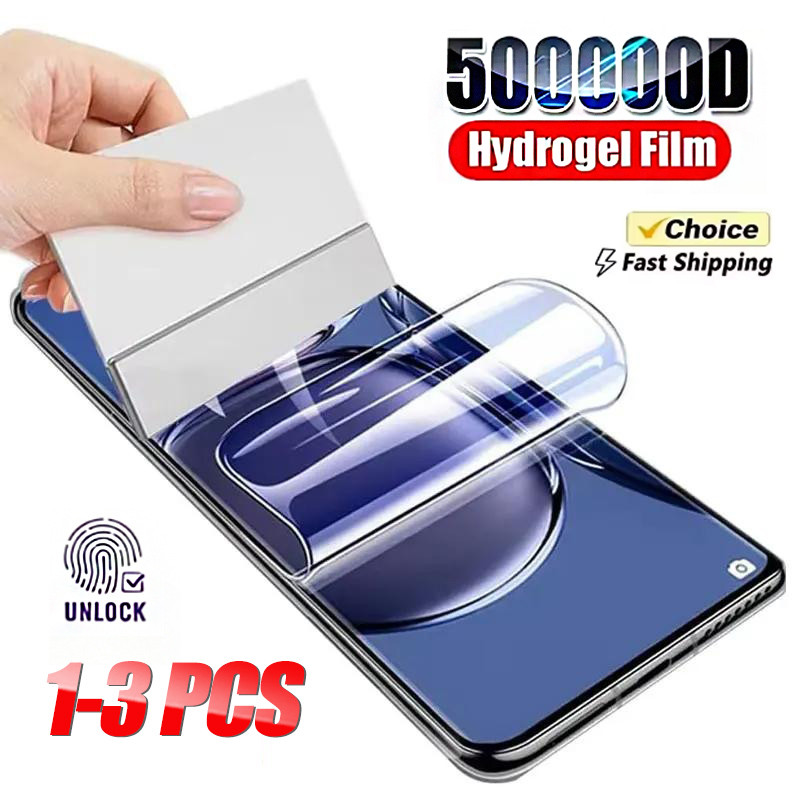 1-3 Chiếc Cho Redmi Note 15 Pro HD Hydrogel Phim Cho Xiaomi Redmi Note 15 14 13 12 Pro Plus 4G 5G Bảo Vệ Toàn Diện Phim Bảo Vệ Màn Hình Mềm Siêu Mỏng