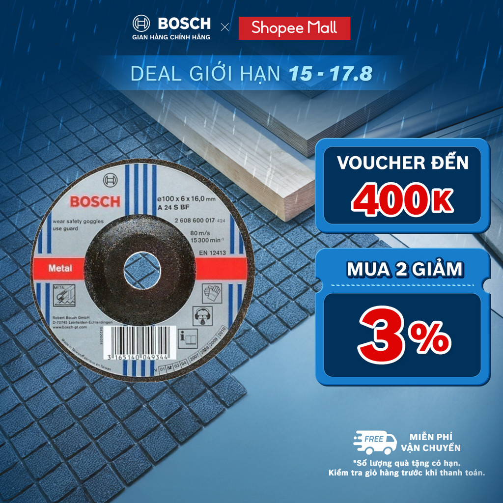 Combo 5 đá mài Bosch
