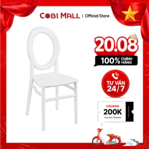 Ghế Ăn Nhựa Đúc Cao Cấp, Hiện Đại Khung Chắc Chắn Thiết Kế Sang Trọng - Cobi Home