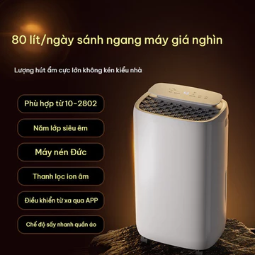GOOD-U2-$3*Máy hút ẩm gia dụng không gây tiếng ồn. Máy hút ẩm và khử mùi. Máy hút ẩm công nghiệp. - Dehumidifier
