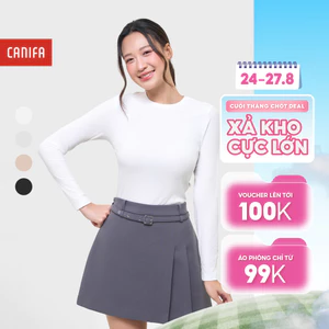 Áo body nữ cổ tròn dài tay CANIFA 6IT25W001