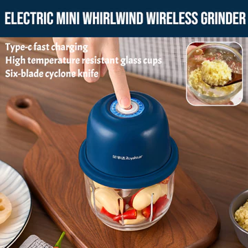 Điện Mini Máy Xay Không Dây Máy Xay Thực Phẩm Điện Máy Xay Thịt Không Dây Type-c Máy Xay Thịt Tỏi Máy Nghiền Dụng Cụ Nhà Bếp