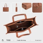 Túi Lata (Thời trang nữ form vuông tối giản - Túi xách da TX32) — ảnh 7