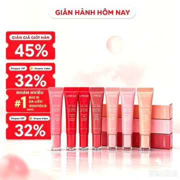 [CHÍNH HÃNG] Son Dưỡng Có Màu Cho Đôi Môi Luôn Căng Bóng Đầy Đặn Laneige Glaze Craze Tinted Polypeptide Lip Serum 12g