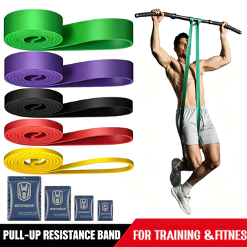 Dây kháng lực tập thể dục Dây kháng lực kéo lên Dây tập luyện sức mạnh Dây thun cho nam và nữ Yoga Hỗ trợ kéo dài Dây kháng lực