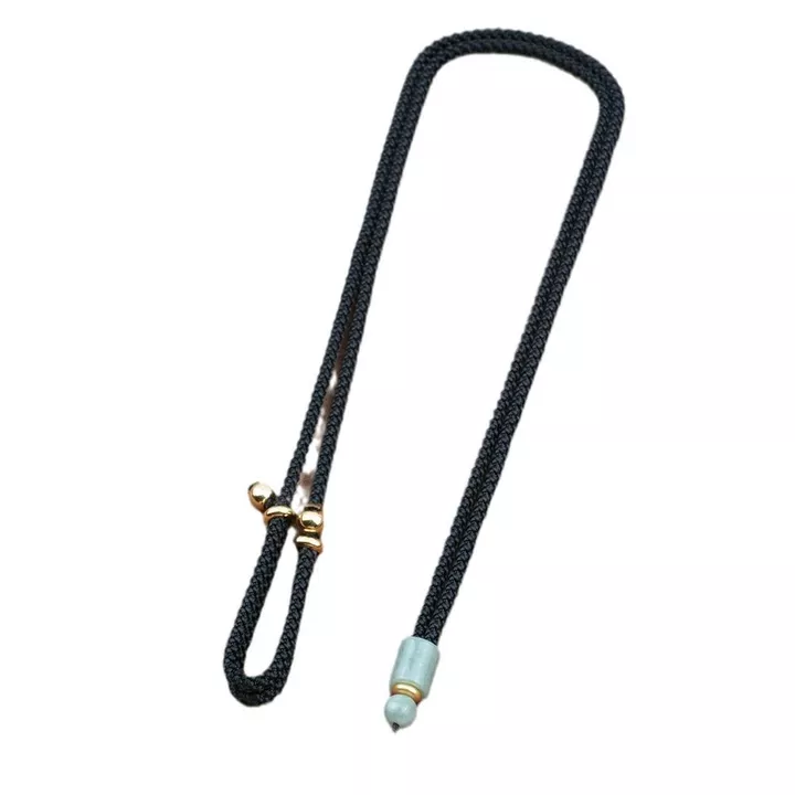 Bện Ngọc Tay Vòng Cổ Mặt Dây Chuyền Dây Có Dây Ngọc Mặt Dây Chuyền Dây Buộc Nam Nữ Mặt Dây Chuyền Mặt Dây Treo Dây Treo Cổ 26.9.24