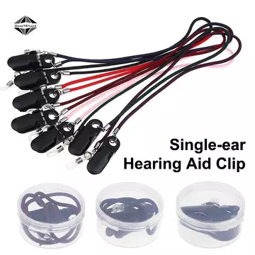 < DeepTBHand > 1 Cái Kẹp trợ thính đa chức năng Giá đỡ máy trợ thính Phụ kiện ngăn ngừa mất dây treo di động Máy trợ thính cố định Dây đeo đẹp