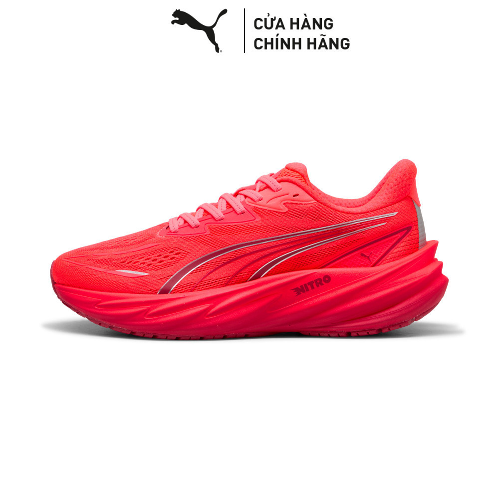 Giày Chạy Bộ PUMA Nữ Velocity NITRO 5 Wns Ultra Red-Red Rhythm Màu Đỏ