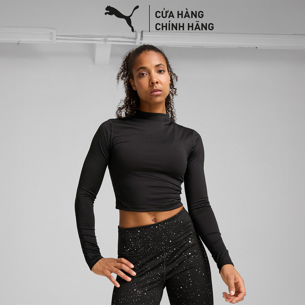 Áo Thun Tay Dài Thể Thao PUMA Nữ INTERGALACTIC LS TOP