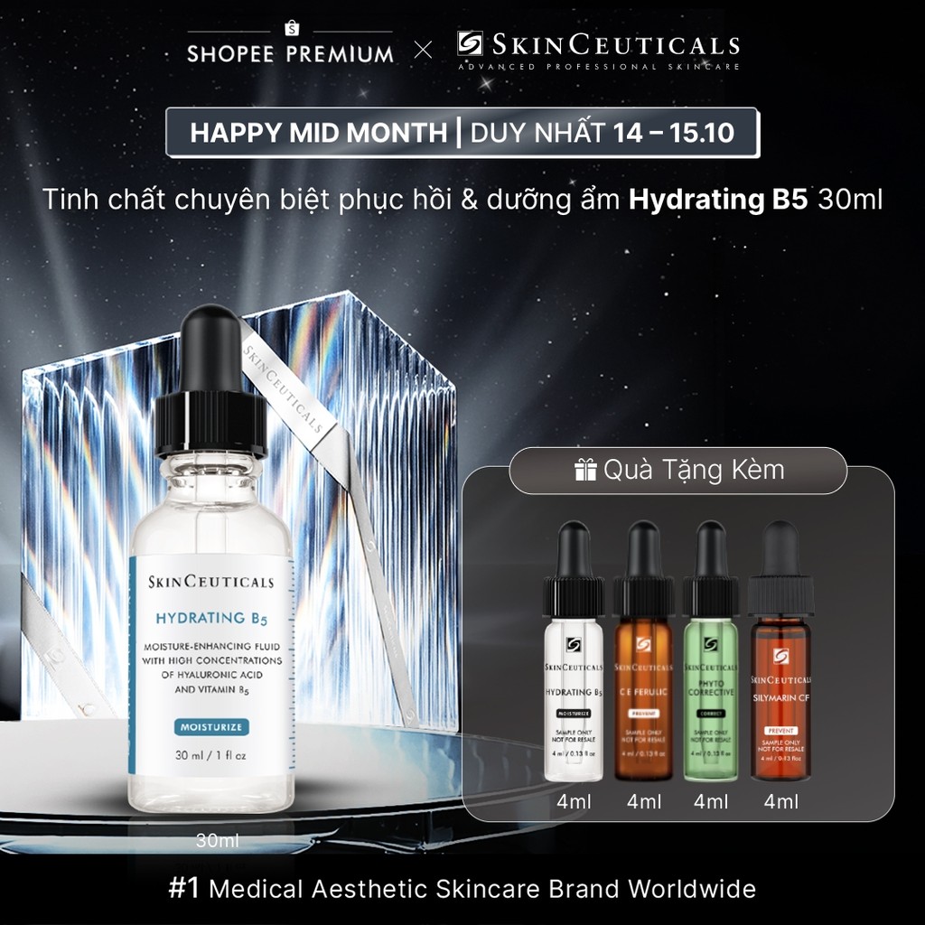 Dưỡng chất cấp ẩm và phục hồi cho mọi loại da Skinceuticals Hydrating B5 30ml