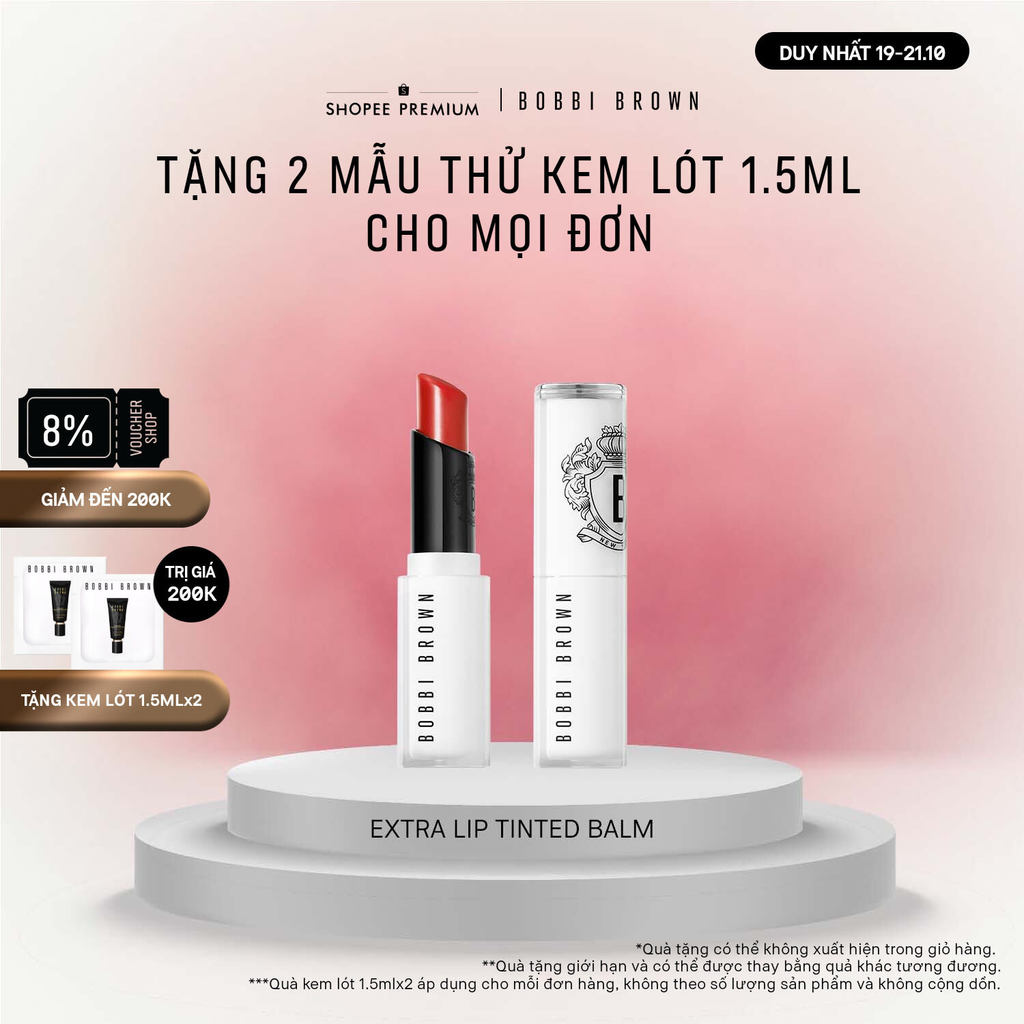 【NEW】Son Dưỡng Bobbi Brown Extra Lip Tinted Balm | Dưỡng ẩm & Giúp môi căng mọng