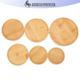 Onetimingfine 1 Khay Tre Chân Đế Cây Tròn Cho Nồi Dụng Cụ Làm Vườn VN