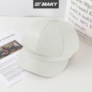 Newwellknownepic Nữ Thời Trang Beret Chắc Chắn Mũ Nồi Da Nghệ Sĩ Pháp Ấm Mũ Bò Nữ Mũ Bé Gái VN