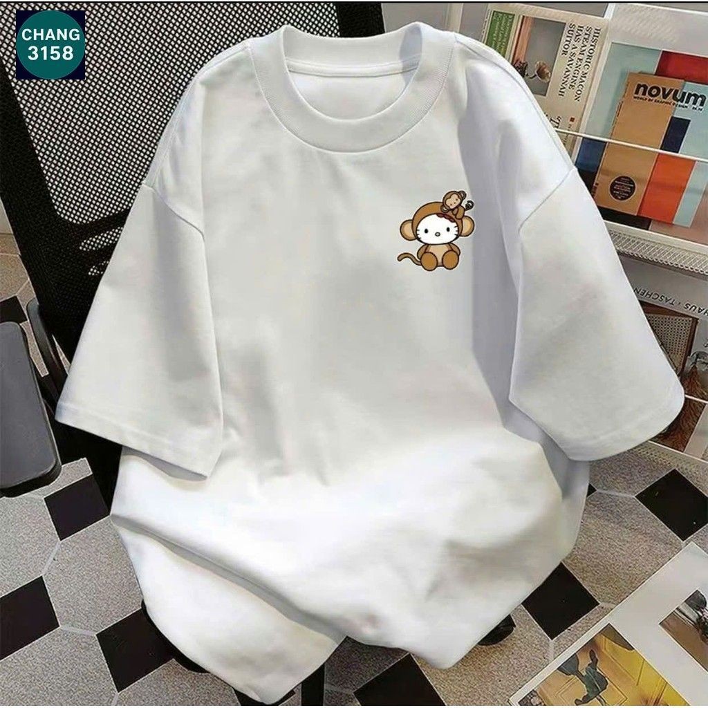 tổng hợp các mẫu áo phông form rộng tay lỡ-chất cotton mềm và mát