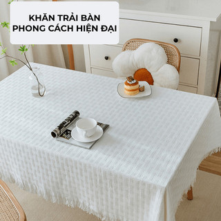 Khăn Trải Bàn Chống Thấm Phong Cách Bắc Âu BUNA, Sang Trọng và Tinh Tế