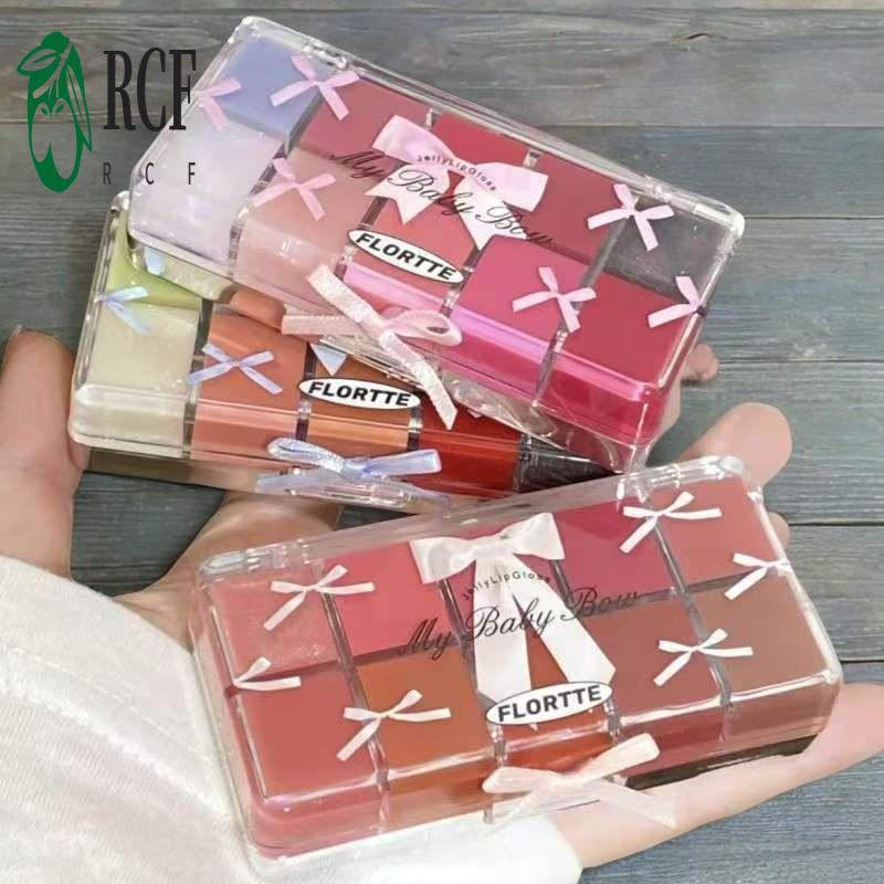 Bảng Phấn Môi Flortte #10 - Son bóng dưỡng ẩm làm sáng da đông lạnh