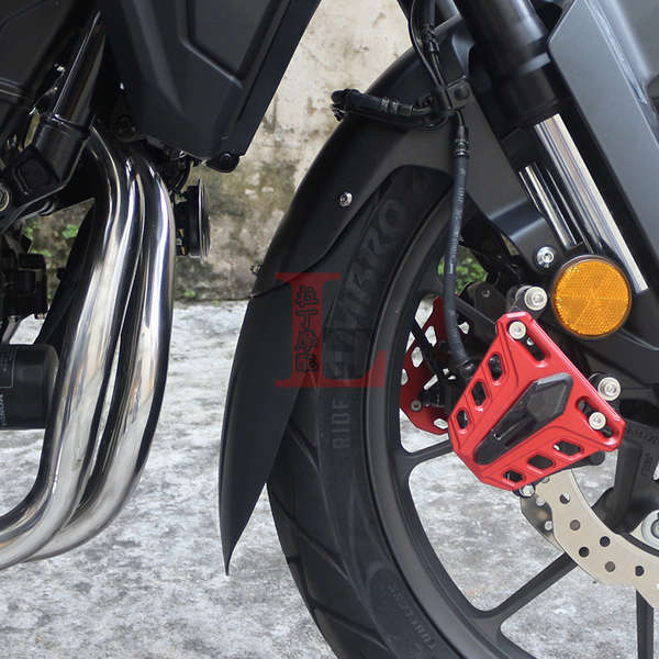 Thích hợp cho Honda NX400 NX500 24-25 năm sửa đổi chắn bùn trước tấm chắn bùn dài chống bùn