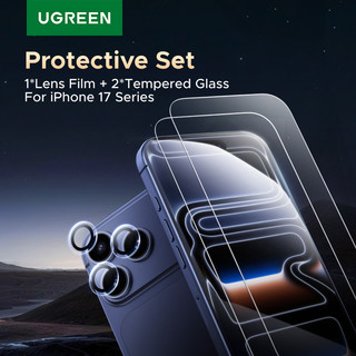 Kính bảo vệ màn hình điện thoại UGREEN cho iPhone 17 Series Full Cover Kính cường lực Phim bảo vệ cho iPhone 17 Pro Max
