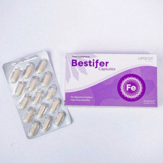 [Xả kho]Viên Uống Bổ Sung Sắt Bestifer Capsules 30 Viên – Cải Thiện Thiếu Máu, Phòng Ngừa Thiếu Sắt – Hàng Nhập Châu Âu