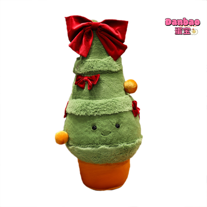 [DANBAO] Quà tặng Giáng sinh vui vẻ Đồ chơi sang trọng Cây thông Noel dễ thương Chất liệu vòng hoa búp bê Quà tặng mềm cho bạn bè Quà tặng Giáng sinh Đồ chơi DANBAO