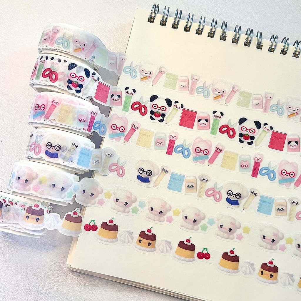 Washitape waka waka cán nhũ cát (Giao mẫu ngẫu nhiên)