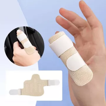 Sửa Dây Đeo Bảo Vệ Ngón Tay Nẹp Ngón Tay Cái Chấn Thương Dụng Cụ Chăm Sóc Ngón Tay Chỉnh Nẹp Ngón Tay Hỗ Trợ Khớp Nhôm Unisex